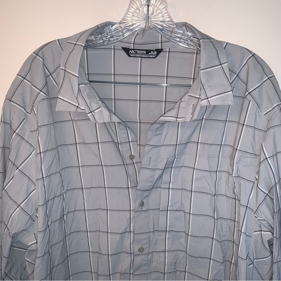 Arc'teryx Gray Casual Button Down Shirt XL - Picture 6 of 10